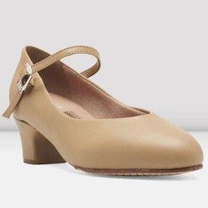 Bloch Women's S0379L Broadway Lo‎ Character Dance Shoes Caramel Tan Size 5.5 NEW